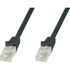 Techly ICOC CCA5U-020-BKT tinklo kabelis Juoda 2 m Cat5e U/UTP (UTP)