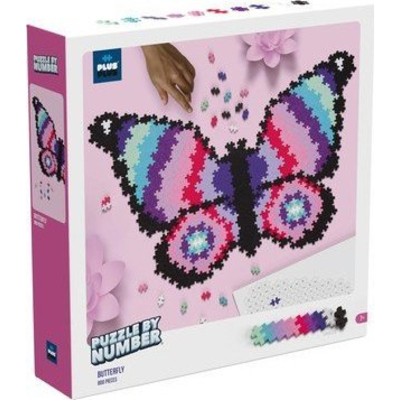 Plus Plus PLUS-PLUS PUZZLE BY NUMBER MOTYL - 800 ELEMENT?W
