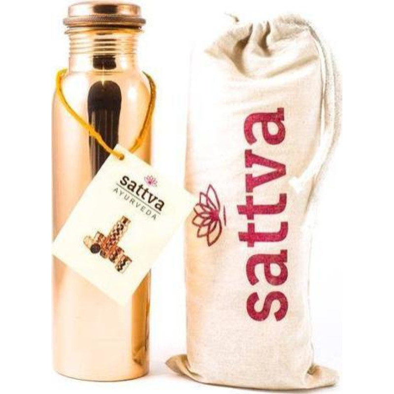 Sattva SATTVA_Ayurveda indyjska butelka miedziana Gładka 950ml