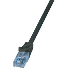 Logilink RJ-45/RJ-45, cat.6A, U/UTP, black, 10m (CP3093U)