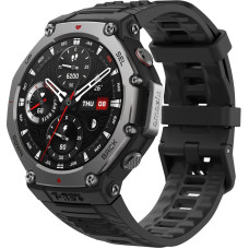 Huami Amazfit T-Rex 3 3,81 cm (1.5") AMOLED Skaitmeninis 480 x 480 pikseliai Lietimui jautrus ekranas Juoda „Wi-Fi“ GPS (palydovinis)