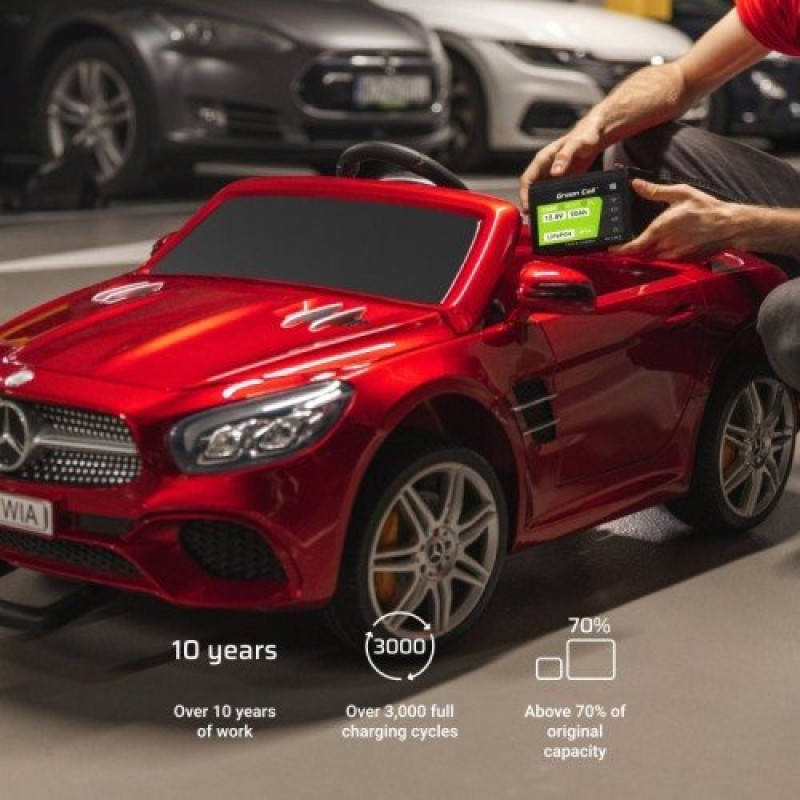 Green Cell AKUMULATOR LIFEPO4 CUBE 12AH 12V/12.8V 153.6WH LFPGC12V12AH