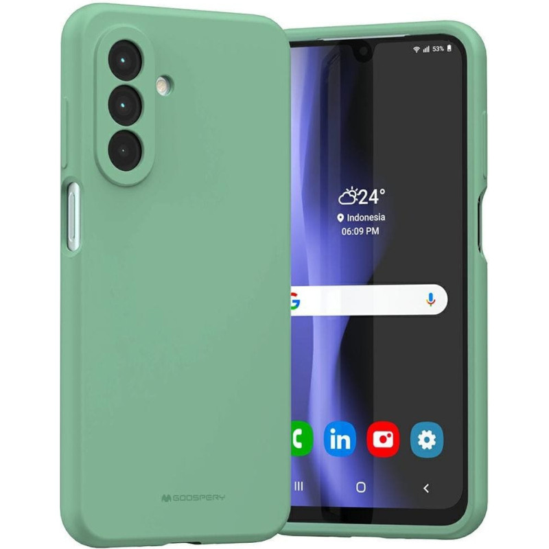 Hurtel Etui Mercury Silicone do Samsung Galaxy  A26 zielony