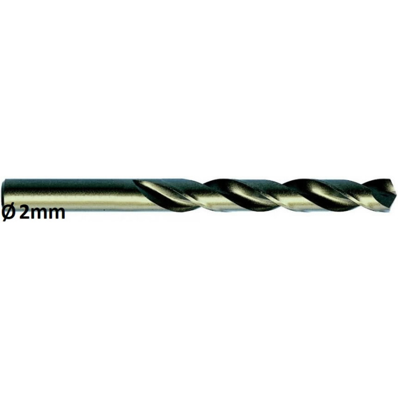 Exact Metalo grąžtas DIN338 HSSE-Co5 Ø2,0mm 10vnt., Exact