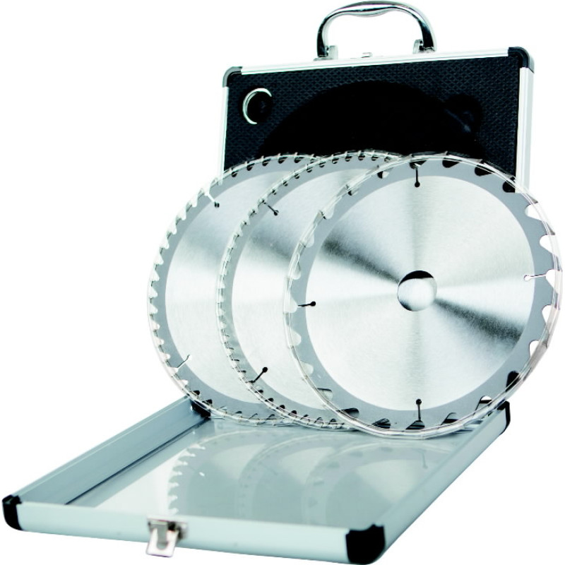 Scheppach Pjovimo diskų rinkinys 3 vnt. HW Ø210x2,6/30mm Z24/48/60, Scheppach