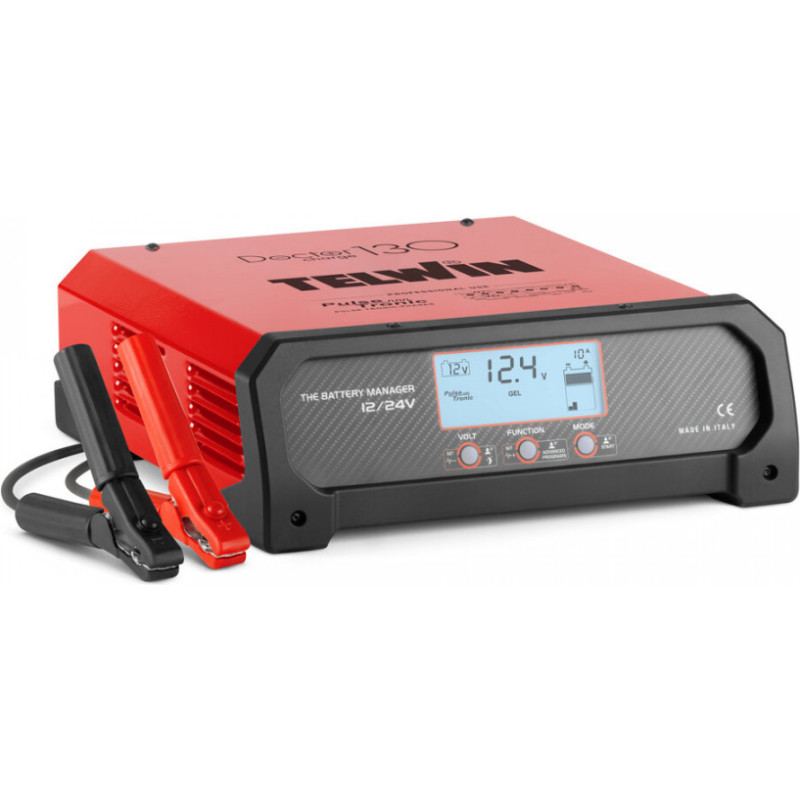 Telwin Elektroninis įkroviklis Doctor Charge 130 12/24V, Telwin