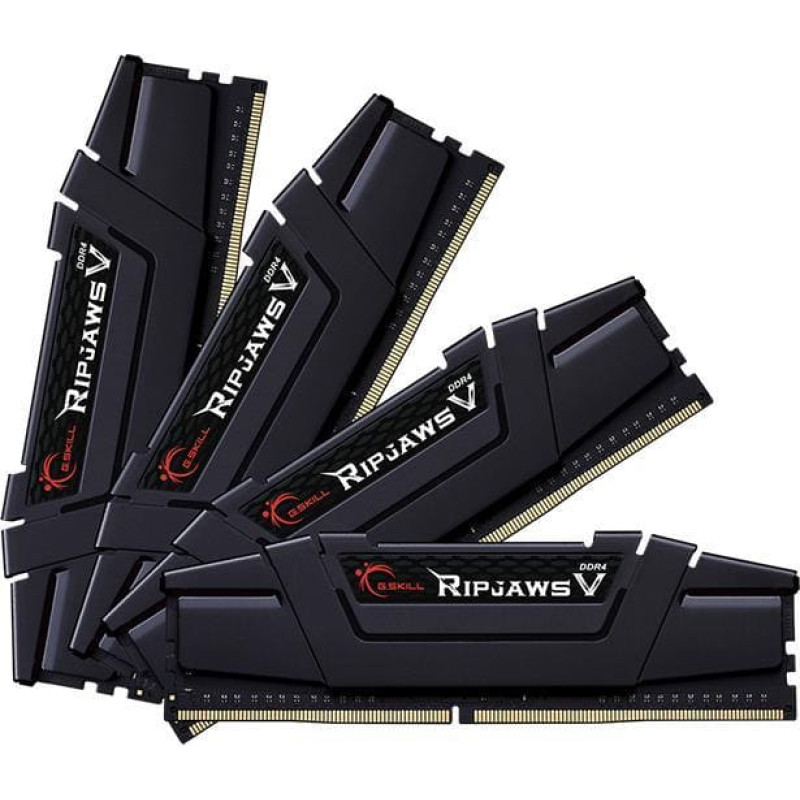 G.skill DDR4 64GB 3200-16 Ripjaws V Quad Kit