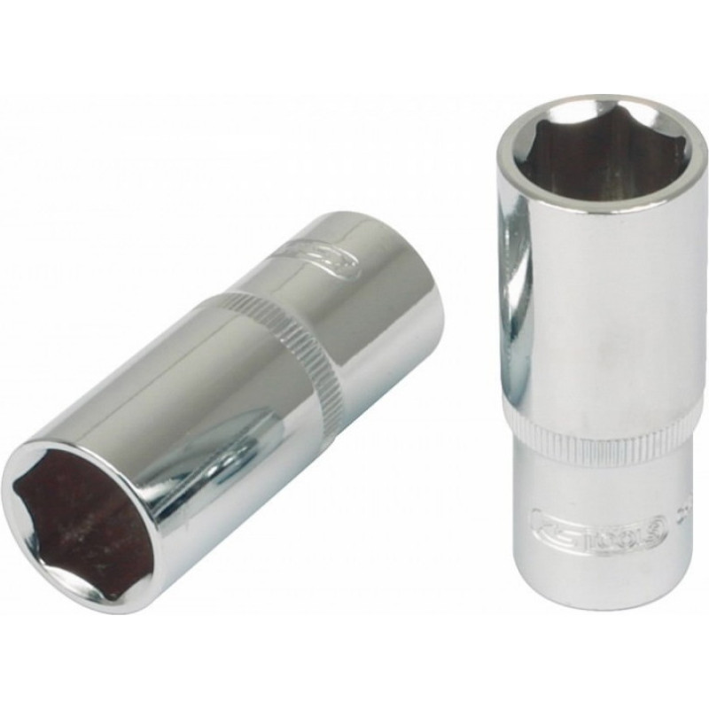 Ks Tools 1/2" CHROME+ šešiakampė galinė galvutė, ilga. 14mm, KS Tools