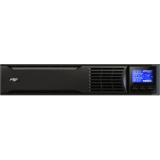 Fortron FSP Champ Rack 2K nepertraukiamo maitinimo resursai (UPS) Dviguba konversija (prisijungus) 2 kVA 1800 W 3 AC išvestis(ys / čių)