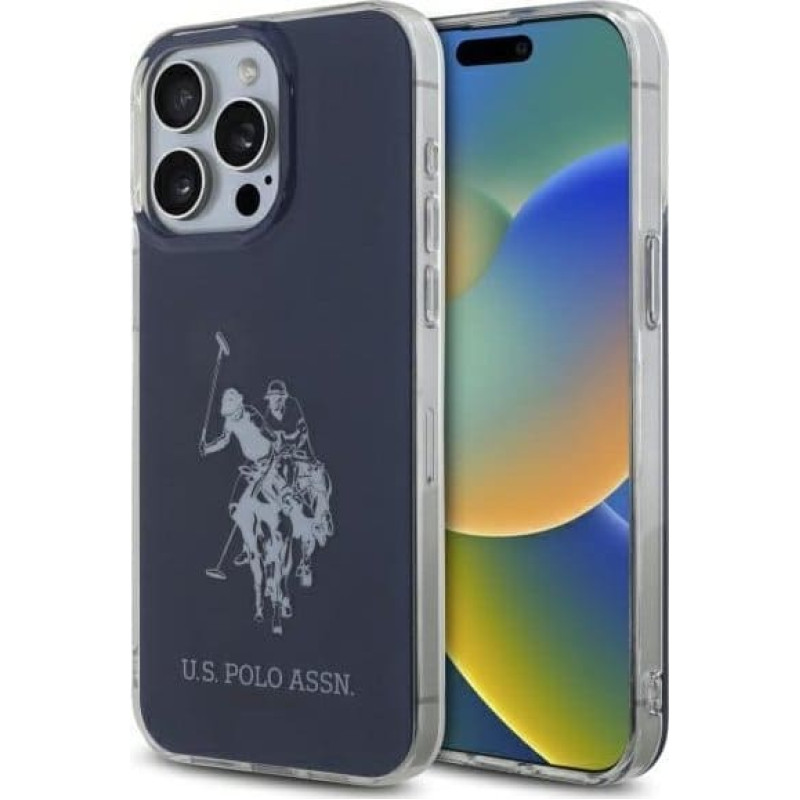 U.s. Polo Assn US Polo USHCP15XTPUHRBV iPhone 15 Pro     Max 6,7" niebieski/blue Shiny Big Logo