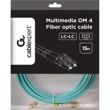 Gembird GEMBIRD patchcord światłowodowy wielomodowy duplex OM4 50/125 LC/LC 15m