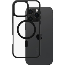 Panzerglass CARE by ® Flagship Case Transparent Urban Combat w. Black Frame & MagSafe iPhone 16 Pro Max mobiliojo telefono dėklas Permatomas