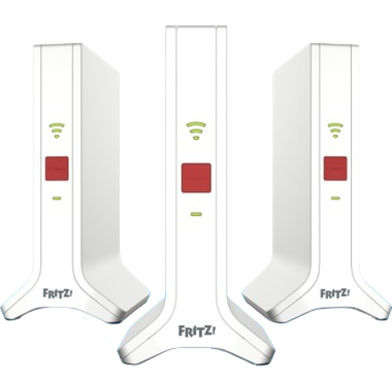 AVM FRITZ!Repeater Mesh Set 4200 Tinklo kartotuvas 4200 Mbit/ai Raudona, Balta