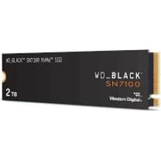 Western Digital SSD|WESTERN DIGITAL|Black SN7100|2TB|M.2|PCIe Gen4|NVMe|3D TLC|Write speed 6900 MBytes/sec|Read speed 7250 MBytes/sec|WDS200T4X0E