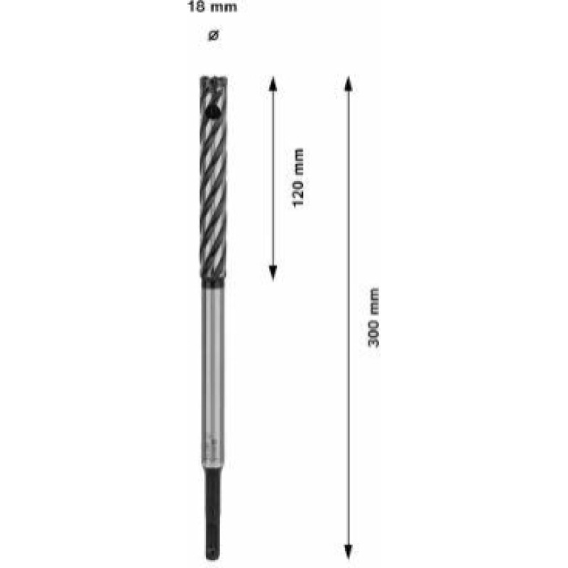 Bosch WIERTŁO SDS PLUS-9 18mm REBAR CUTTER / DO ZBROJENIA