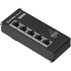 Teltonika Switch Teltonika Teltonika NETWORKS TSF010 Flat Ethernet Switch Nie zarządzany Fast Ethernet (10/100) DIN rail Czarny