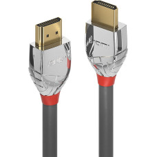 Lindy 37874 HDMI kabelis 5 m HDMI A tipo (standartinis) Pilka, Sidabras