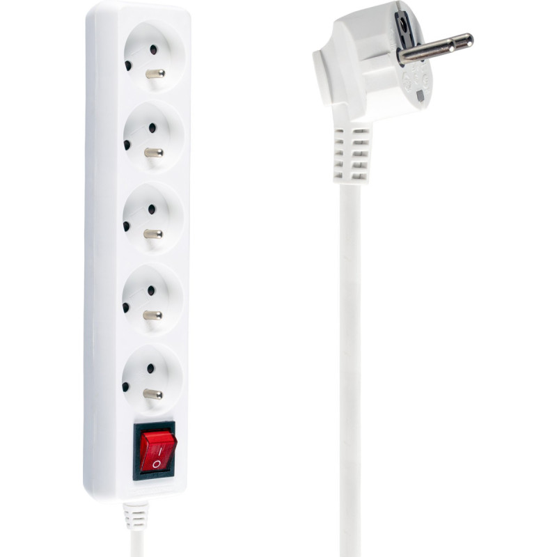 Libox Power strip Libox 5 sockets 5 m white (LB0085-5)