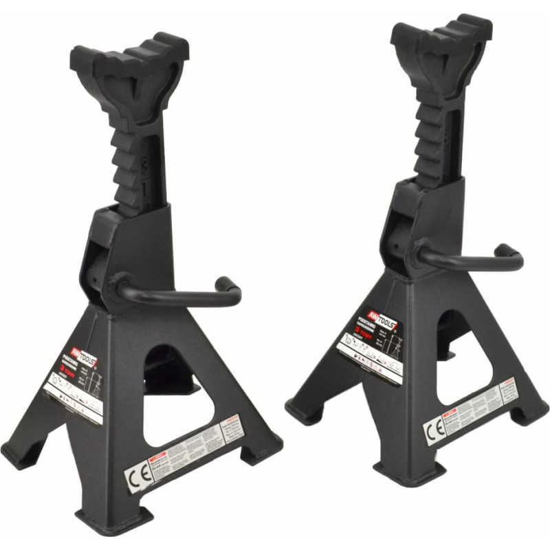 Awtools AW RATCHET AXLE JACK STAND 2pcs 3T 290 - 430mm