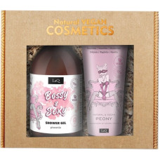 LAQ Piwonia zestaw żel pod prysznic 500ml + balsam w tubie 200ml