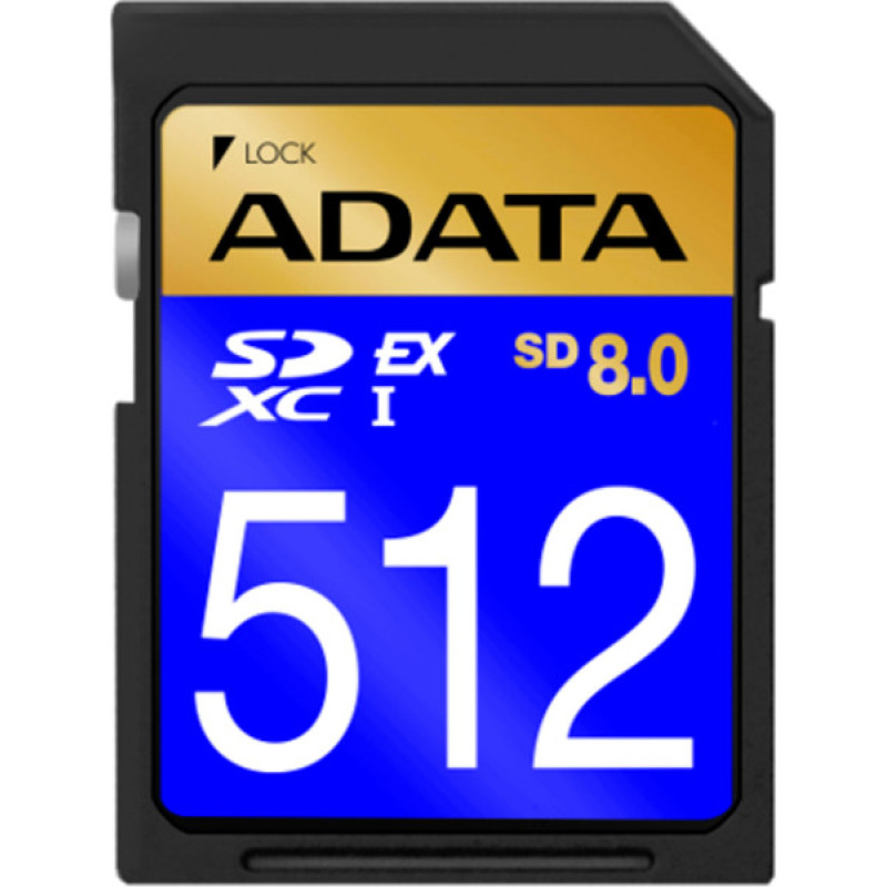 Adata Premier Extreme SDXC SD8.0 512 GB, memory card black, SD Express, UHS-I U3, Class 10, V30