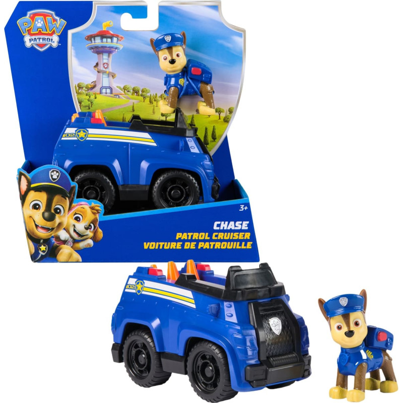 Spin Master Paw Patrol - Police Vehicle with Chase Figure, Toy Vehicle