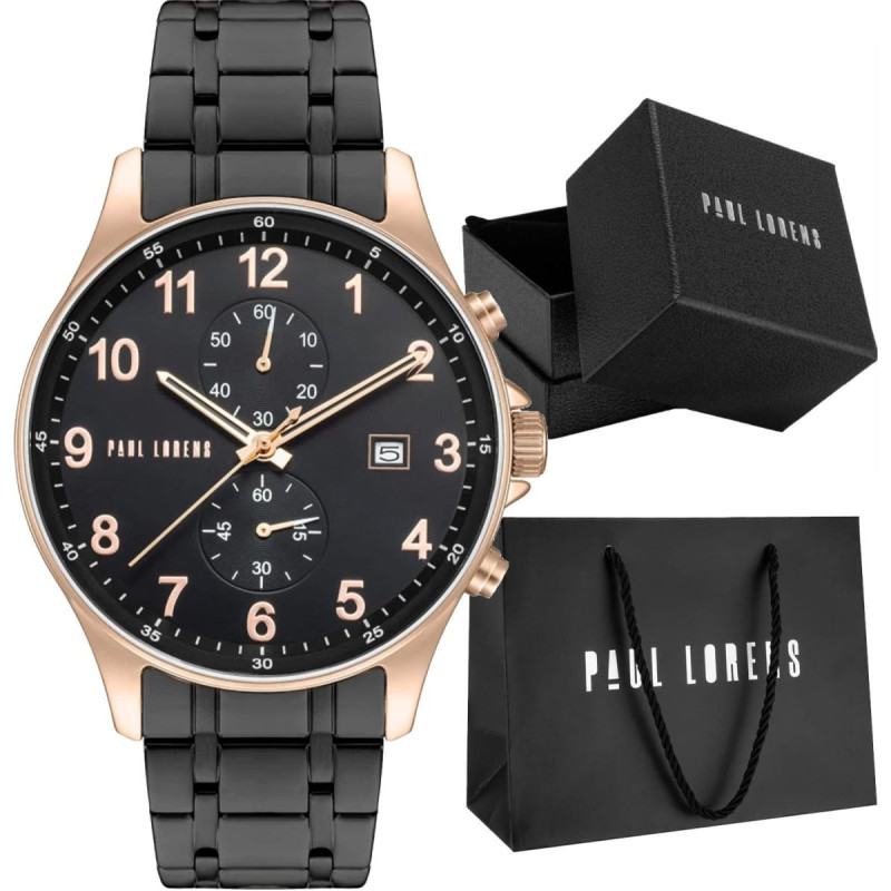 Paul Lorens Zegarek męski Paul Lorens GHOST 20002B-1A4