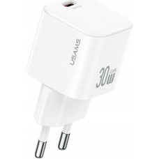 Usams Ładowarka sieciowa USAMS JO Series CC262 30W USB-C + kabel USB-C/USB-C 1m biały