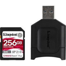 Kingston Karta Kingston Canvas React Plus SDXC 256 GB Class 10 UHS-II/U3 V90 (MLPR2/256GB)