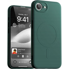 Goospery Etui Mercury Semi-Silicone MagSafe do    iPhone 16e zielony