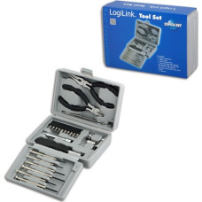 Logilink | Tool Set, 25pcs | Incl. transport boxThe set includes6x micro screwdrivers1x micro cutter1x mini telephone plier1x bit screwdriver with extension10x bits (PH1, PH2, PZ1, PZ2, PZ5, PZ6, T10, T15, T20, adaptor)4x socket wrench (5mm, 6mm, 8mm, 10m