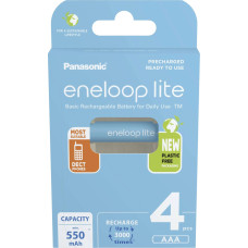 Panasonic | ENELOOP Lite BK-4LCCE/4BE | AAA | 550 mAh | 4 pc(s)