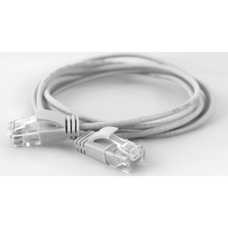 Wantec Wantec wW Patch Cable CAT6A (rand 2,8mm) UTP white 0,10m (7225)
