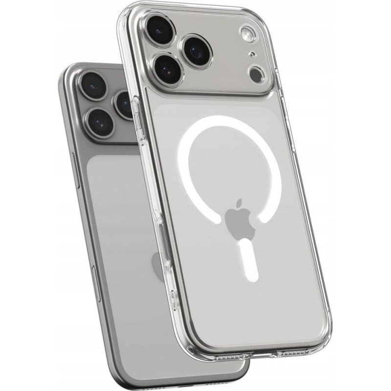 Spigen Etui Spigen Ultra Hybrid MagSafe na iPhone 17 Pro Max - przezroczysto-białe