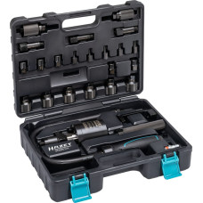Hazet Pneumatic Injector Impact Extractor 9098/24 24-piece, including air connection nipple