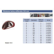 Makita PASY BEZKOŃCOWE 9 x 533 gr. 40  5szt. do 9032