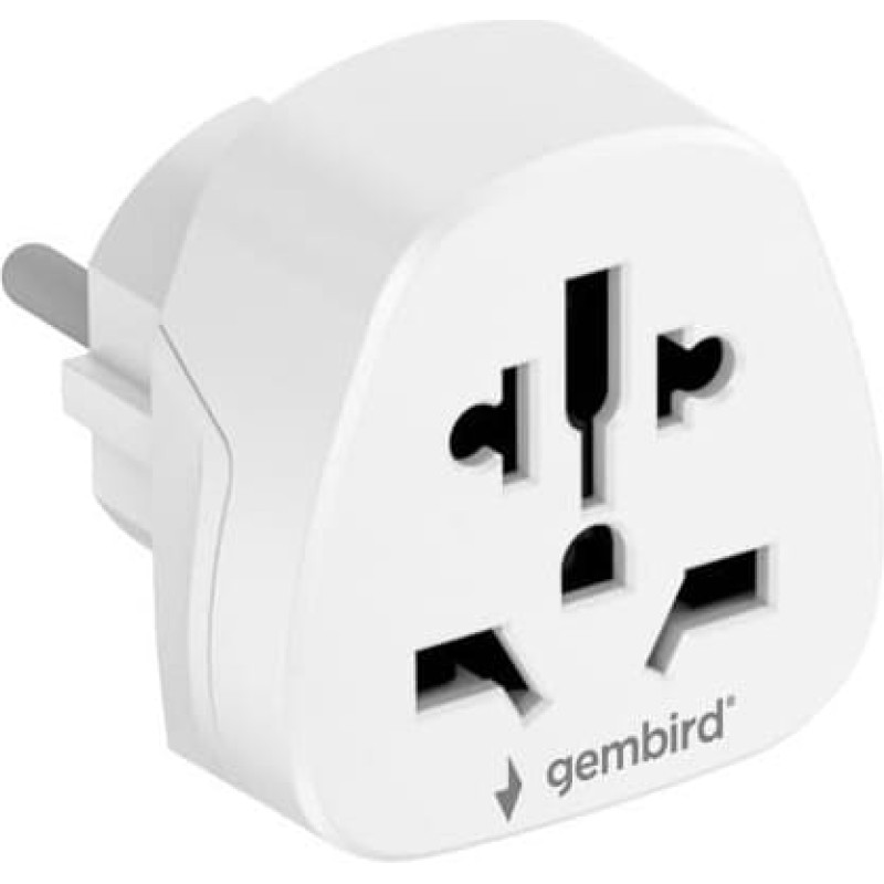 Gembird POWER ADAPTER AC WORLD TO EU/15A A-AC-EUMINTF GEMBIRD