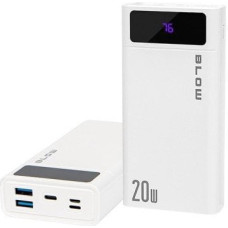 Blow POWER BANK 20000MAH QC+PD 20W + LIGHTNING BIAŁY PB20E