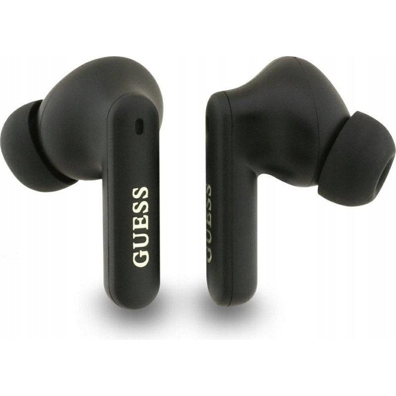Guess Słuchawki Guess Słuchawki TWS ENC Classic Metal Logo brązowy