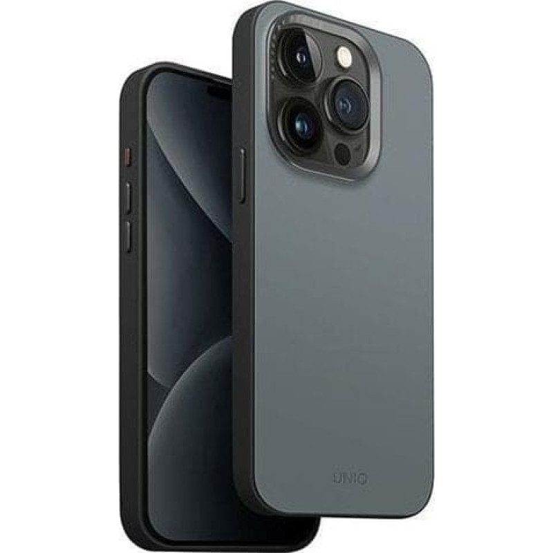 Uniq Etui UNIQ Lyden DS Apple iPhone 15 Pro Max Magclick Charging niebiesko-czarny/washed blue-black