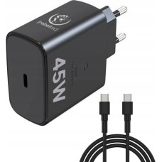 Rebeltec Zasilacz Rebeltec Zasilacz PD45W USB-C uniwersalny do notebooków, smartphonów, tabletów, power banków i innych urzšdzeń z gniazdem zasilajšcym USB-C.
