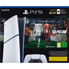 Sony PlayStation 5 Digital + EA Sports FC 26 Bundle 825 GB „Wi-Fi“ Juoda, Balta