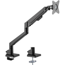 Goobay single monitor mount with gas spring, black, for monitors from 17" - 32" (43 - 81cm)