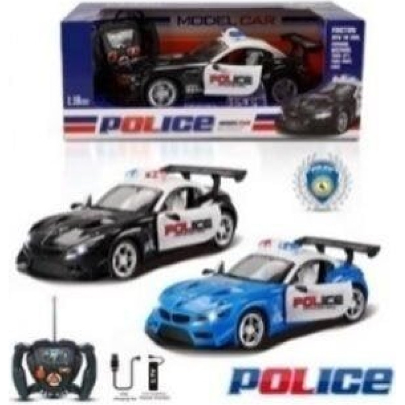 Madej Policja R/C 1:16 światło i otwierane drzwi