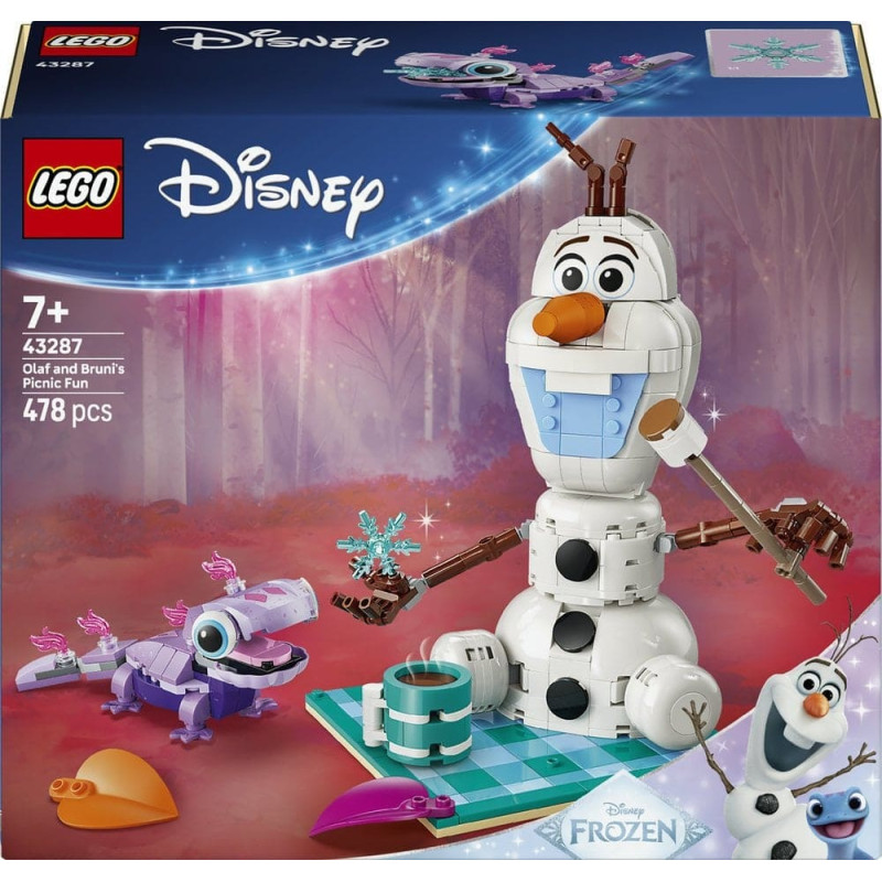 Lego 43287 Disney Princess Picnic Fun with Olaf and Bruni, Construction Toy