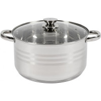 Puodas nerūdijančio plieno su teflono danga 7L 26x14.5cm HR-HJ-07 HEINNER