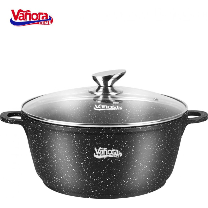 Puodas aliuminio su keramikos danga 7.6L 28x12.5cm VN-ME-28CL VANORA