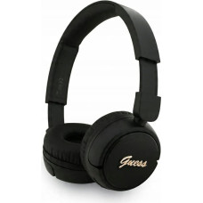 Guess Headphones Guess Bluetooth 5.3 Metal Logo Script black