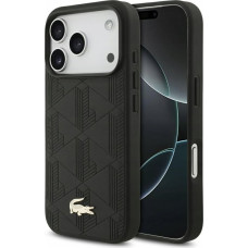 Lacoste Etui Lacoste Nomograme Gold Logo MagSafe do iPhone 17 Pro czarny
