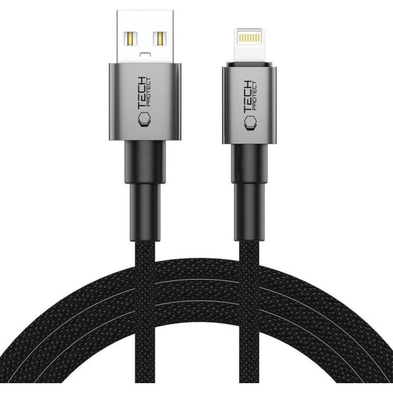 Tech-Protect Kabel USB Tech-Protect USB-A - Lightning 2 m Szary (5906302380862)